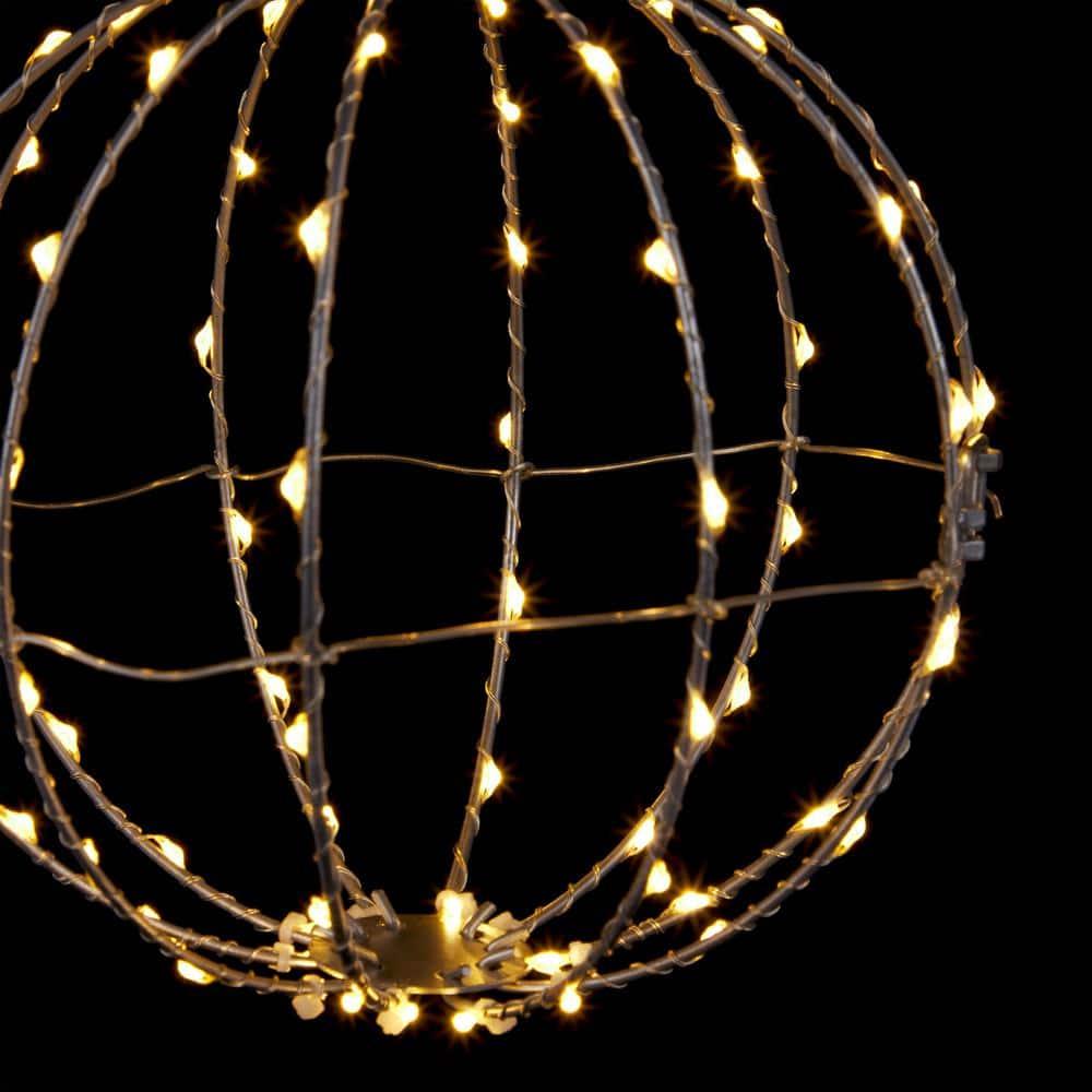 3-Piece Foldable Metal Sphere Ornaments