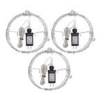 3-Piece Foldable Metal Sphere Ornaments