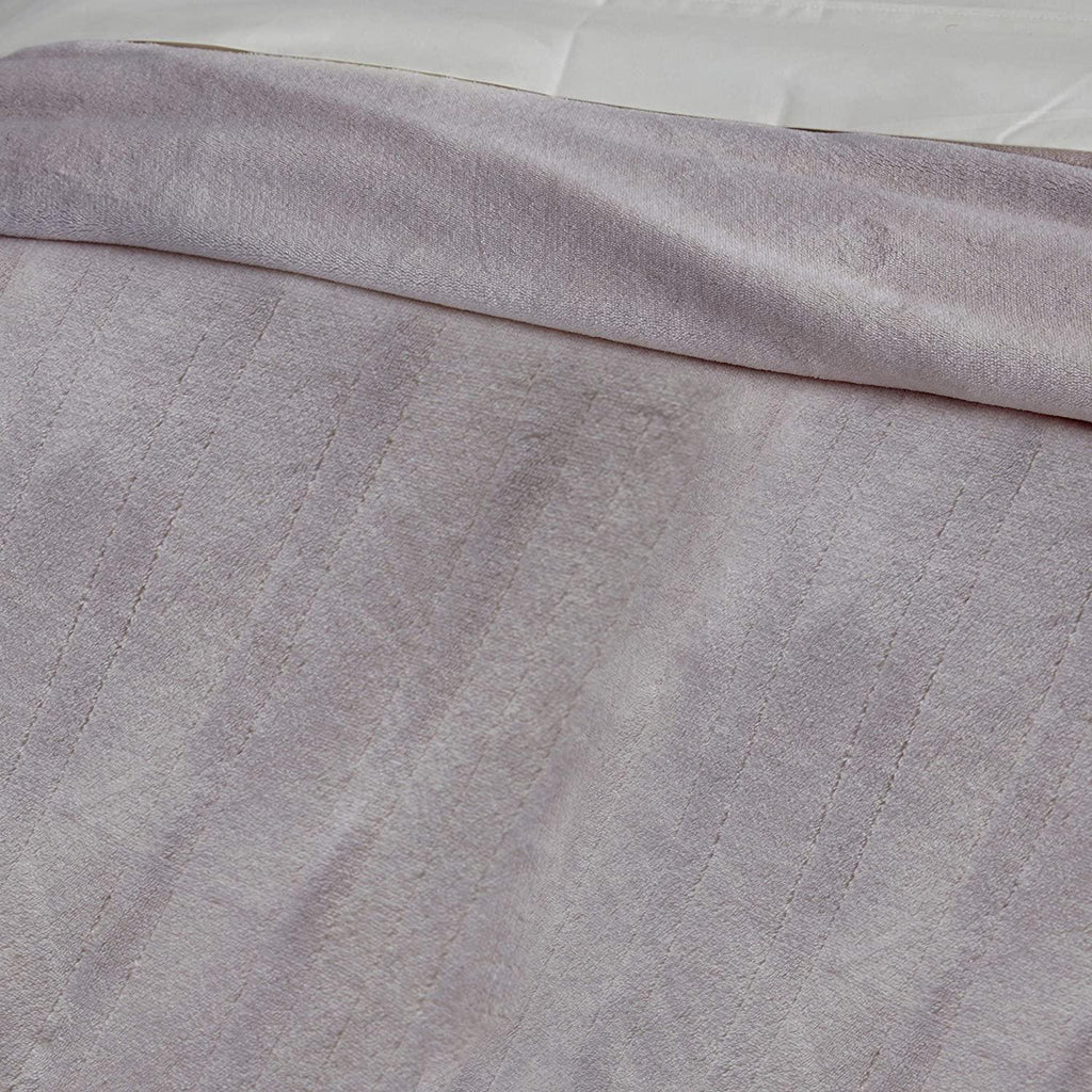 | Wi-Fi Collection | Heated Electric Smart Blanket, Alexa-Enabled, Ultra Plush, Twin, Gray
