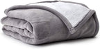 | Wi-Fi Collection | Heated Electric Smart Blanket, Alexa-Enabled, Ultra Plush, Twin, Gray