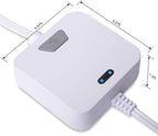 | Wi-Fi Collection | Heated Electric Smart Blanket, Alexa-Enabled, Ultra Plush, Twin, Gray
