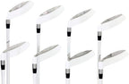 Majek White Pearl Petite Senior Ladies Golf Hybrids Irons Set Senior Petite Women Best All True Hybrid Ultra Light Weight Forgiving PackaIncludes 4 5 6 7 8 9 PW SW All Lady Flex Utility Clubs