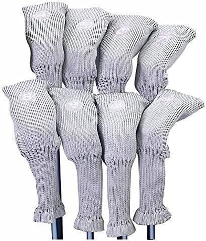 Majek White Pearl Petite Senior Ladies Golf Hybrids Irons Set Senior Petite Women Best All True Hybrid Ultra Light Weight Forgiving PackaIncludes 4 5 6 7 8 9 PW SW All Lady Flex Utility Clubs