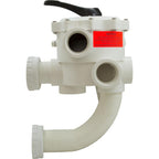 PRAHER Multiport Valve, Praher SM2-SR3U, 2", w/StaRite Plumbing, Wht