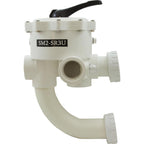 PRAHER Multiport Valve, Praher SM2-SR3U, 2", w/StaRite Plumbing, Wht