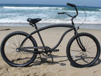 Bruiser , 26", Men's, Three Speed, Matte Black