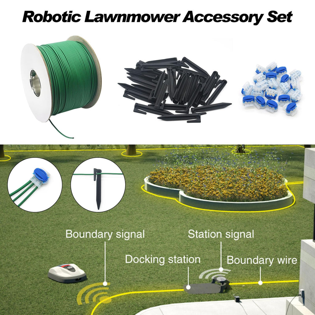 16 GauBoundary Wire Robot Lawn Mowers, 305M/1000FT | Universal Compatibility, For  Worx, and Other Robot Lawn Mower s, Copper Boundary Wire