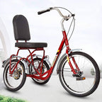HKPLDE Adult Tricycle,Elderly Power Tricycles, Elderly Leisure Mobility Bicycles, Adult Pedal Outer Eight-Shaped Small Fitness Bicycles