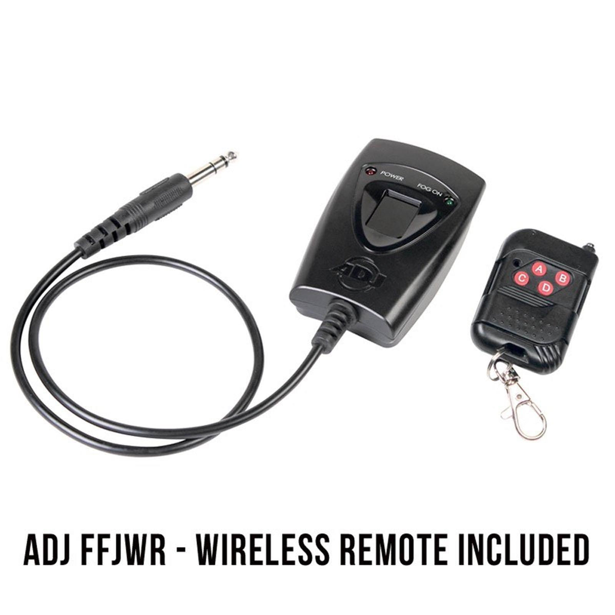 AMERICAN DJ Fog Fury Jett Fog Machine &amp; LED Light Effect w/ Remote + HDF Fluid