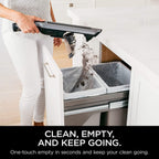 Shark WS620 Wandvac System Ultra-Lightweight Powerful Cordless Stick Vacuum with Boost Mode, Charging Dock, Graphite