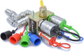 manual hydraulic multiplier, scv splitter/diverter valve with couplers and ag fittings
