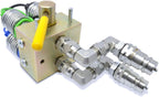manual hydraulic multiplier, scv splitter/diverter valve with couplers and ag fittings