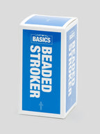 BASICS Neutral Beaded Male Stroker, Clear