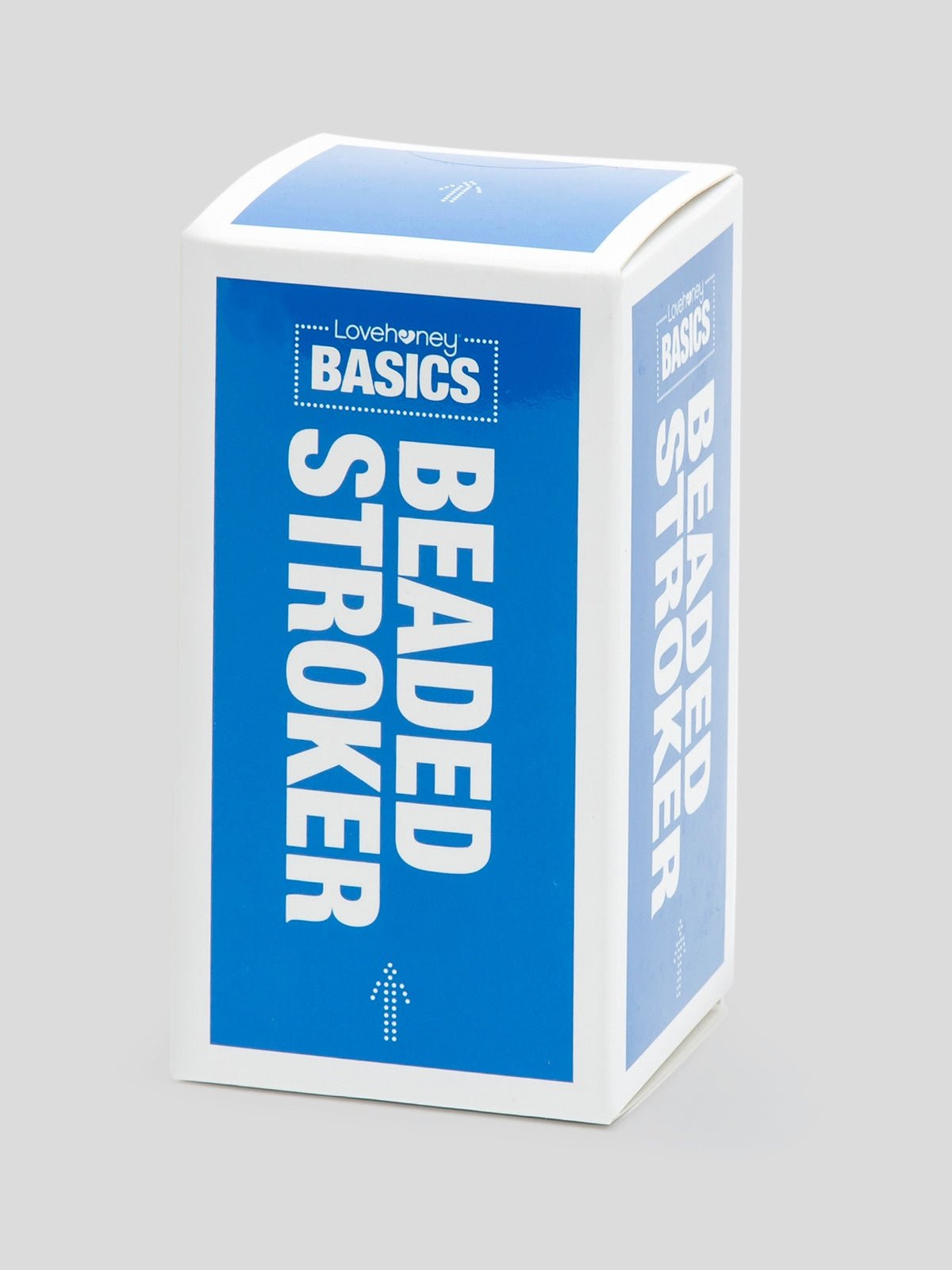 BASICS Neutral Beaded Male Stroker, Clear
