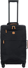X-Bag Large Spinner with Frame - 25 Inch - Suitcases with Wheels - Checked Luggage - Black