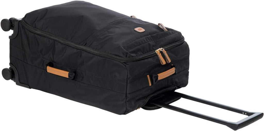 X-Bag Large Spinner with Frame - 25 Inch - Suitcases with Wheels - Checked Luggage - Black