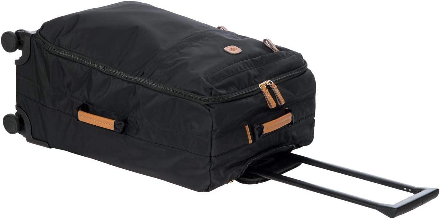 X-Bag Large Spinner with Frame - 25 Inch - Suitcases with Wheels - Checked Luggage - Black