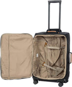 X-Bag Large Spinner with Frame - 25 Inch - Suitcases with Wheels - Checked Luggage - Black