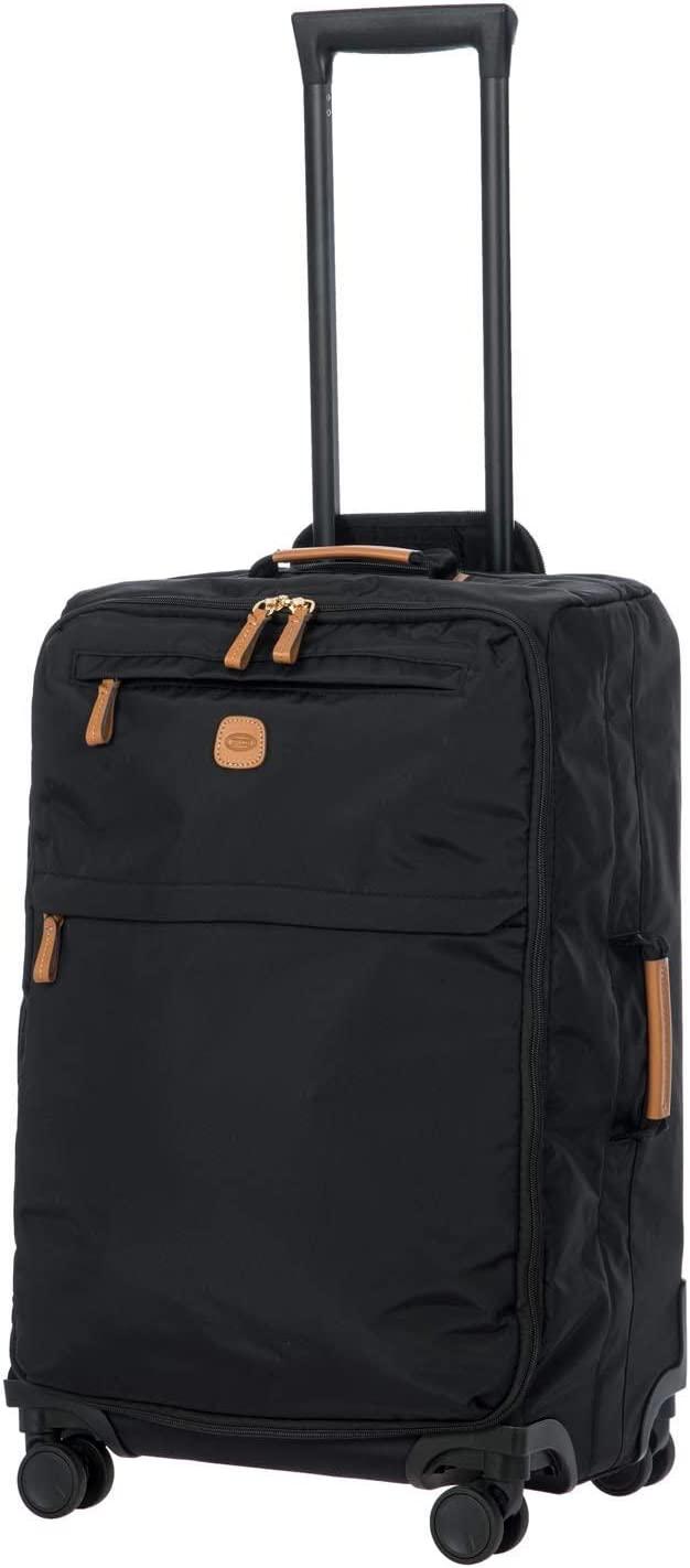 X-Bag Large Spinner with Frame - 25 Inch - Suitcases with Wheels - Checked Luggage - Black