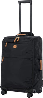 X-Bag Large Spinner with Frame - 25 Inch - Suitcases with Wheels - Checked Luggage - Black