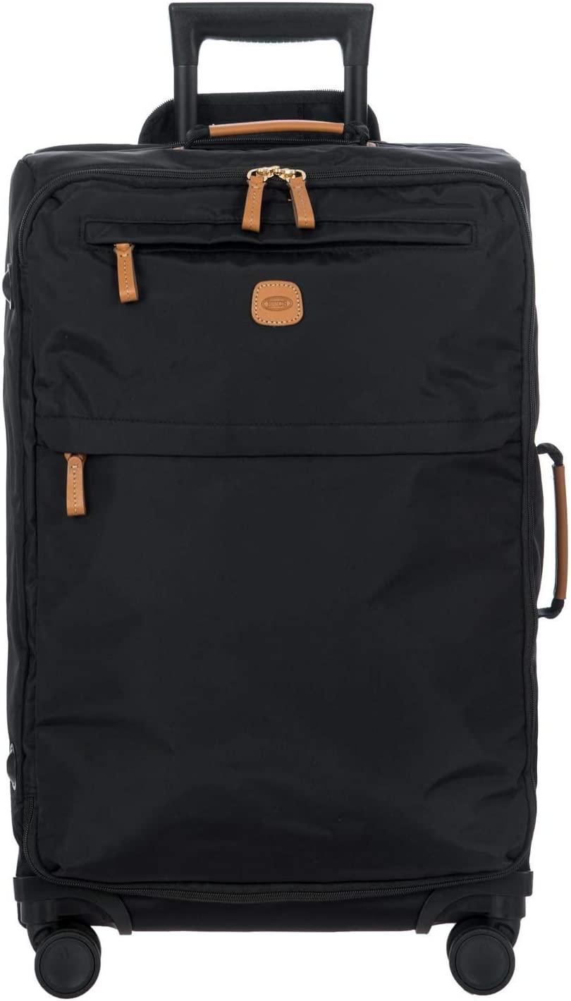 X-Bag Large Spinner with Frame - 25 Inch - Suitcases with Wheels - Checked Luggage - Black