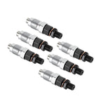6PCS Fuel Injectors 23600-19075 Fit Toyota HZJ105 HZJ75 HZJ78 HZJ79 1990-2007 Generic
