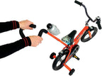 Schwinn Grit and Petunia Steerable Kids Bike, Boys and Girls Beginner Bicycle, 12-Inch Wheels, Training Wheels, Easily Removed Parent Push Handle with Water Bottle Holder, Multiple Colors