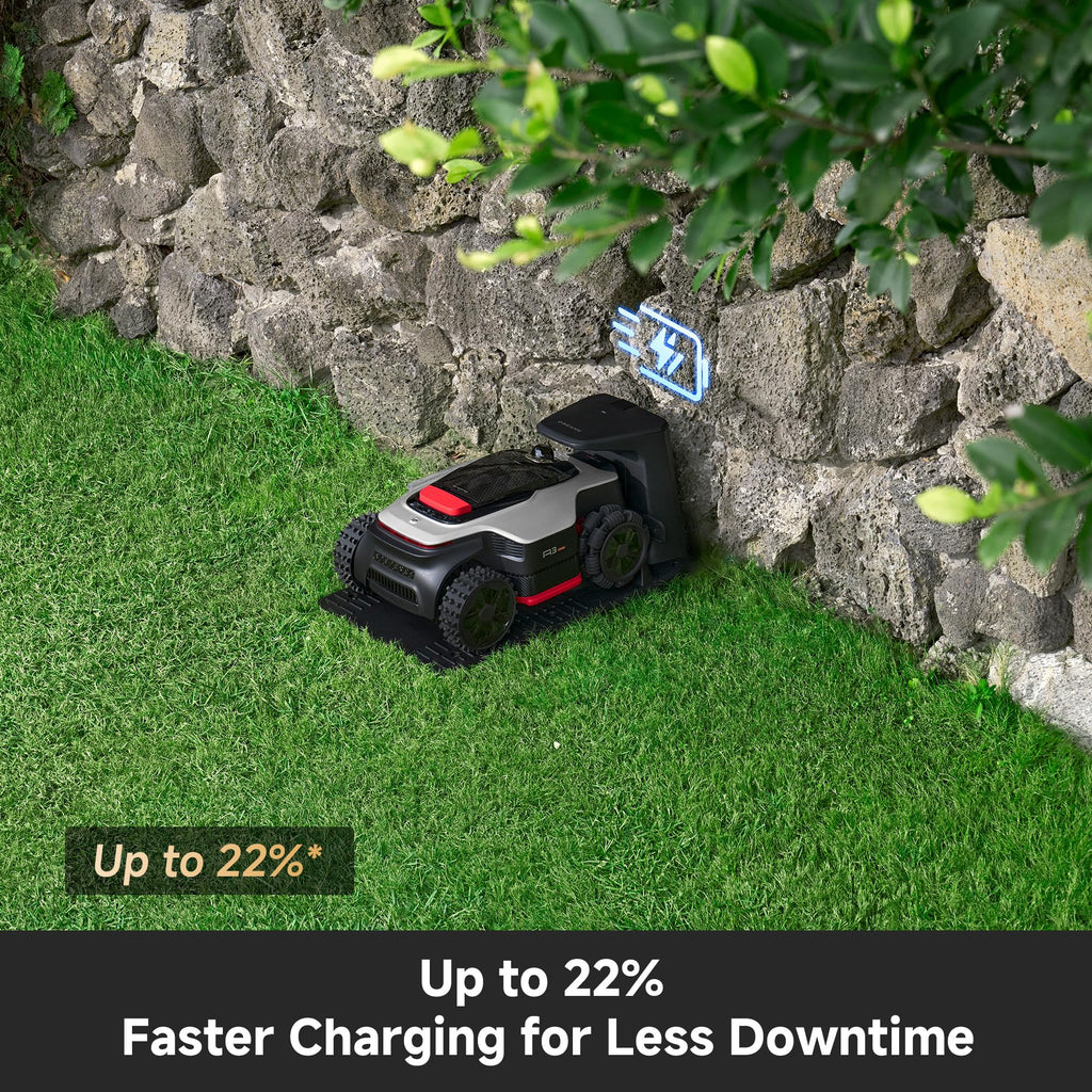 [All-Terrain Wire-Free]  A3 AWD 2000 Robot Lawn Mower, 360° 3D LiDAR &amp; AI Dual Vision Smart Robotic Mowers for 0.5 Acre, 80% Slopes &amp; 45min Fast Charge, 1.97" EdTrimming, 4G GPS Anti-Theft
