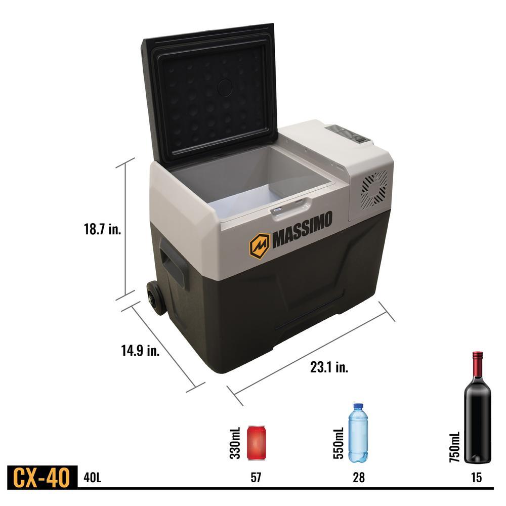E-Kooler 42 qt. Electric Portable Cooler Mini Fridge