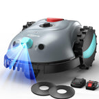 V100 Robotic Lawn Mower – Visual Navigation &amp; Smart Obstacle Avoidance, Adjustable Cutting Height 0.8–2.4 in, Low-Noise Auto Mowing for Small Lawns up to 1,600 sq ft