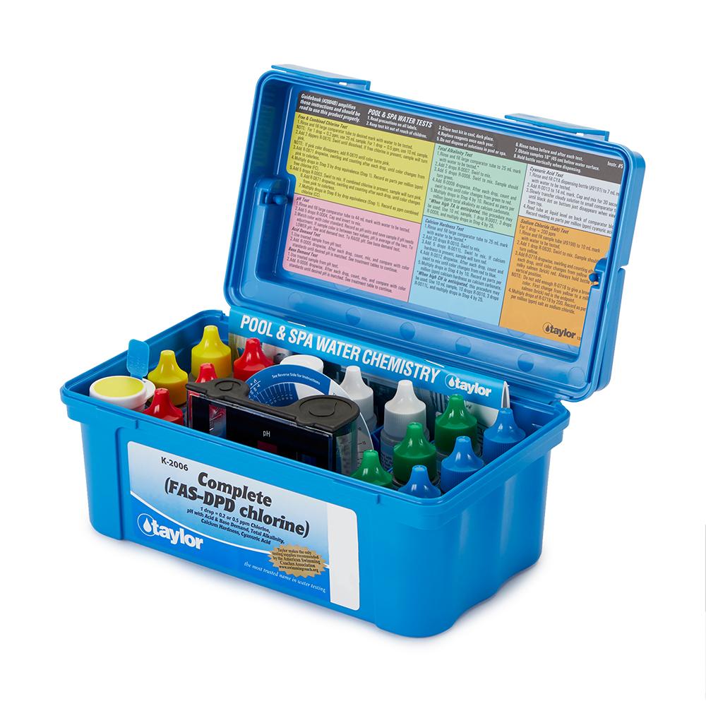 Taylor K2006 &amp; K-1766 pH Chlorine Water Swimming Pool Test Kit &amp; 9265 Speed Stir