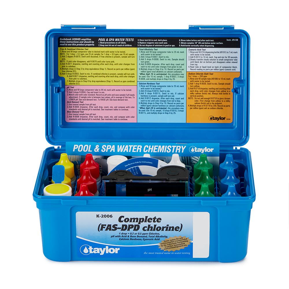 Taylor K2006 &amp; K-1766 pH Chlorine Water Swimming Pool Test Kit &amp; 9265 Speed Stir