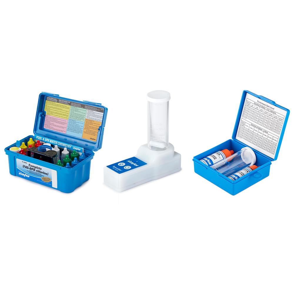 Taylor K2006 &amp; K-1766 pH Chlorine Water Swimming Pool Test Kit &amp; 9265 Speed Stir