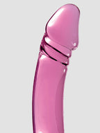 Icicles No 57 Realistic Double Ended Glass Dildo, Pink