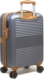 Garland Hardside 3-Piece Spinner Luggage Set with USB Port, Grey
