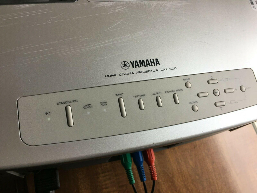 tv movie projector yamaha lpx-500 lcd home cinema msrp $5,500?