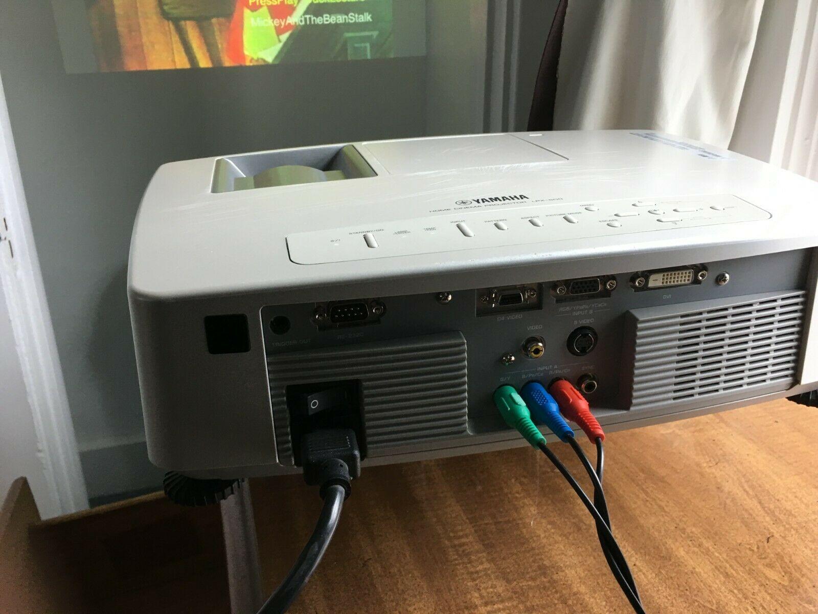 tv movie projector yamaha lpx-500 lcd home cinema msrp $5,500?