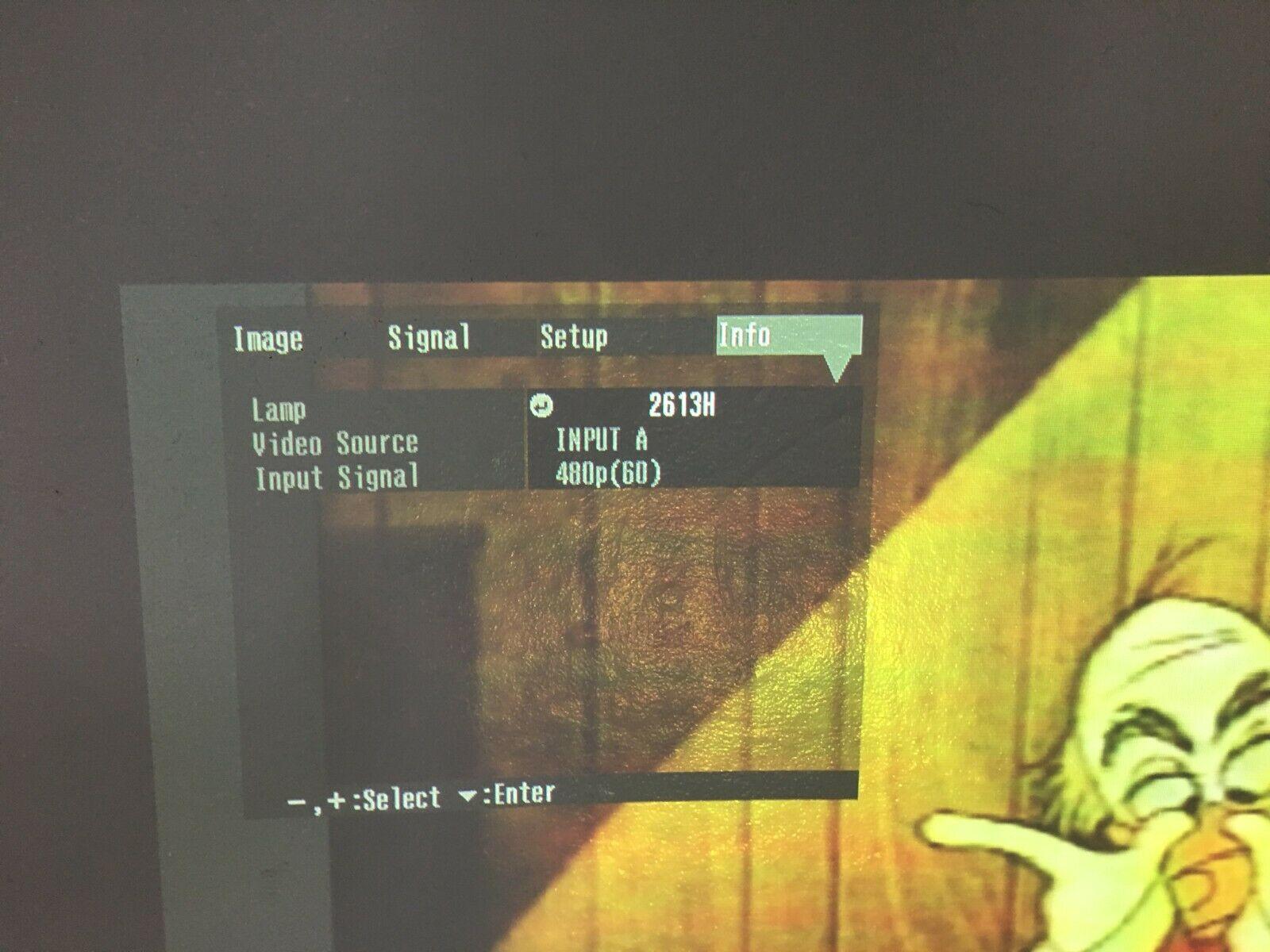 tv movie projector yamaha lpx-500 lcd home cinema msrp $5,500?