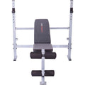 CAP Strength Deluxe Weight Bench with Leg Attachment, Black &amp; Gray