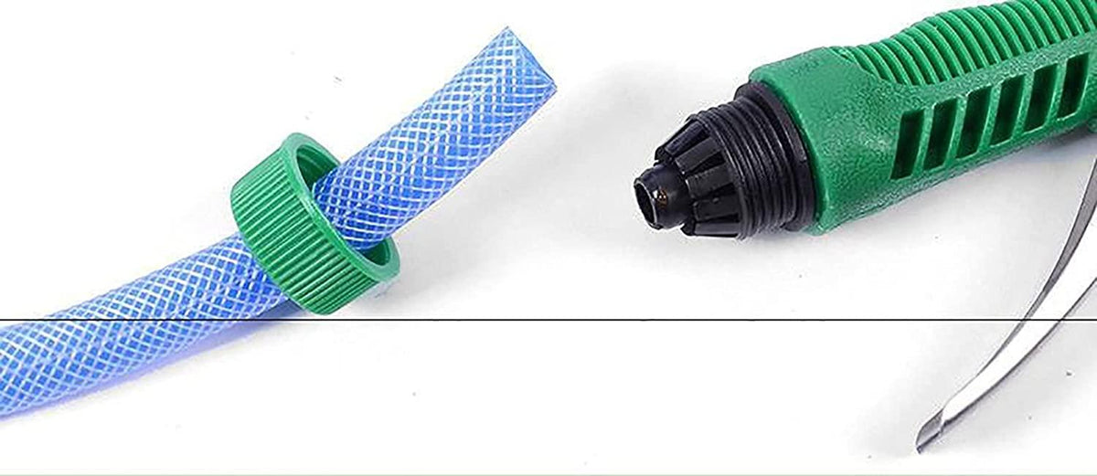 Garden Hoses Expandable Garden Hose Water Hose with High-Pressure Spray Nozzle, Heavy Duty Flexible Hose (Color : Blue, Size : 30m)