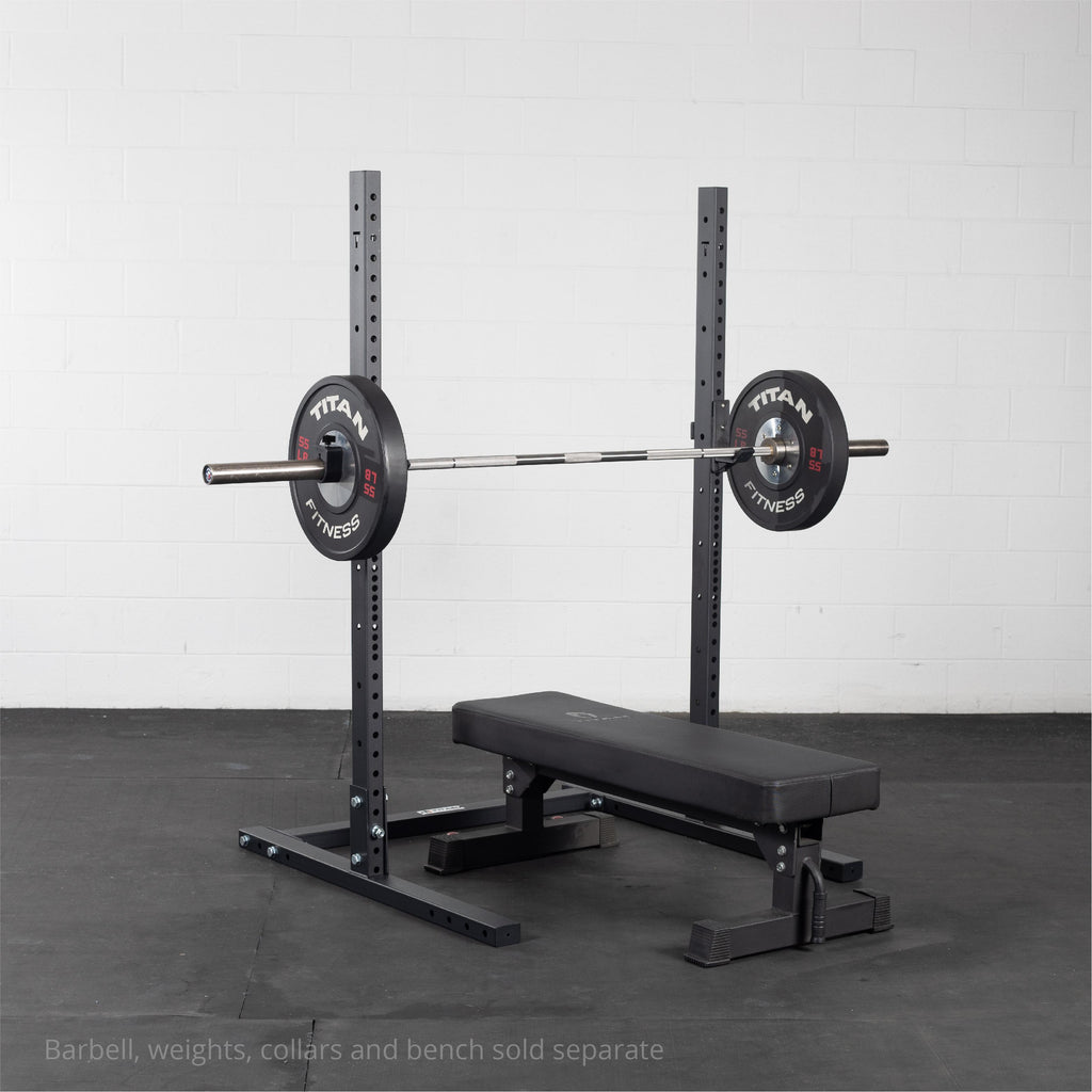 Fitness T-3 Series Short Squat Stand 72" Reinforced J-Hooks