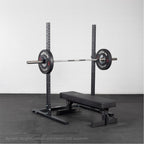 Fitness T-3 Series Short Squat Stand 72" Reinforced J-Hooks
