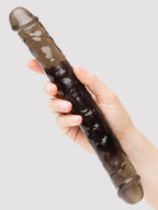 BASICS Realistic Double-Ended Dildo 12 Inch, Black