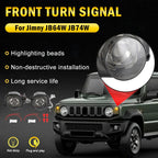 Pair of Front Turn Signal Lamp Light For Suzuki Jimny JB64 JB74 2019-2023 Smoked