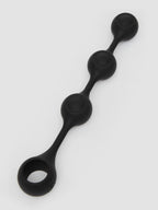 Doc Johnson Oversized Weighted Silicone Anal Beads, Black