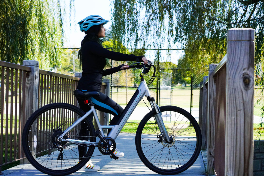 Kent Gray 700C 350w Electric Pedal Assist Step-Through Comfort City Bike, E-Bike with Removable 36V 10.4Ah Lithium-Ion Battery, Electric Bicycle