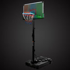 Basketball Stand with Lights Adults Kids Basketball System Height Adjustable PE Base Sports Equipment for Outdoor