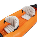 126 in. x 35 in. Lite-Rapid X2 Inflatable Kayak Float with Oars 65077E