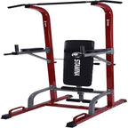 Stamina Full Body Power Tower with Upholstered Bench and Weight Bar Holder