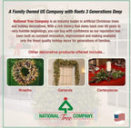 National Tree Company Pre-lit Artificial Christmas Tree | Includes Pre-strung Wh